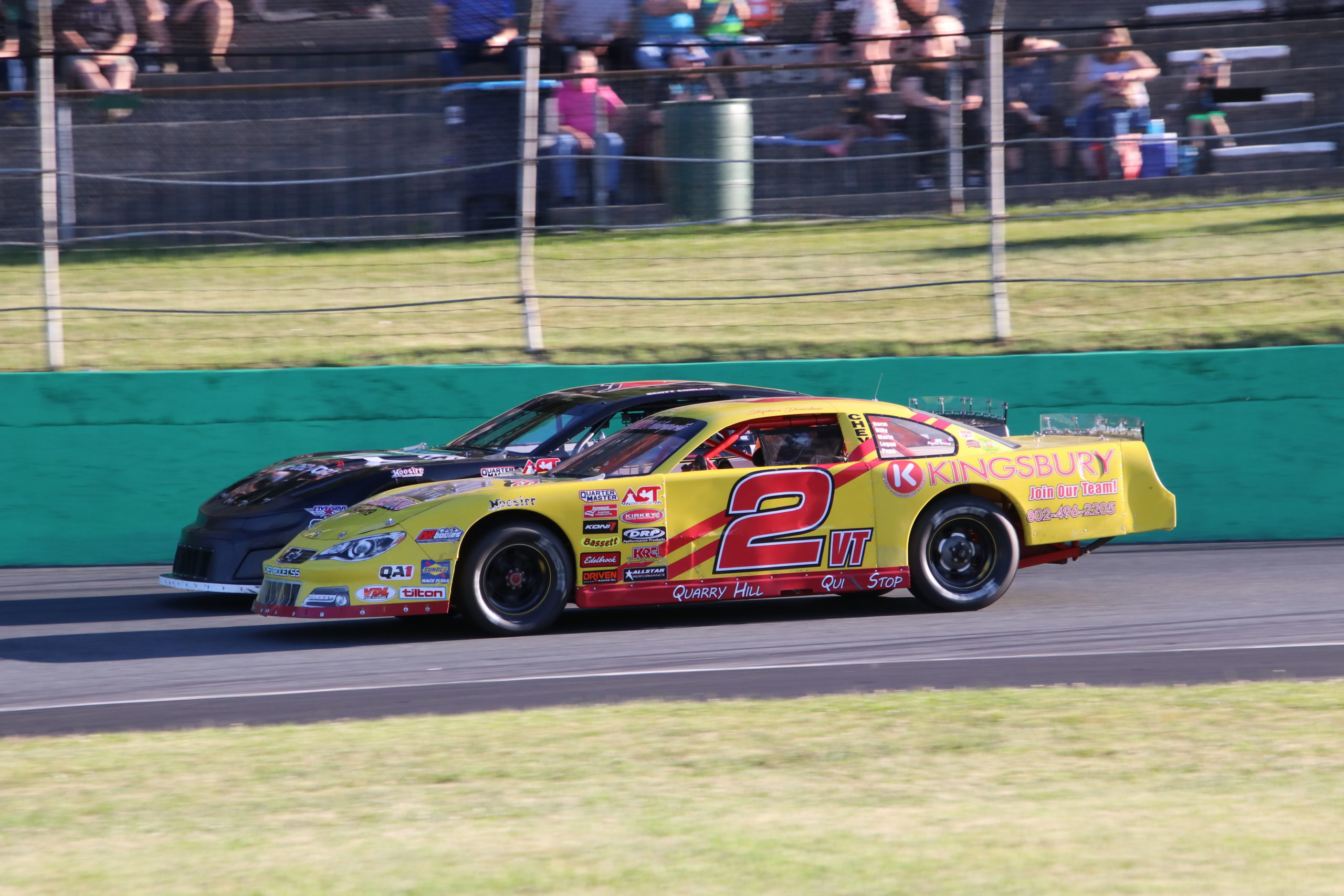 Donahue and Bouchard Dominate Double Late Model Features (VT)