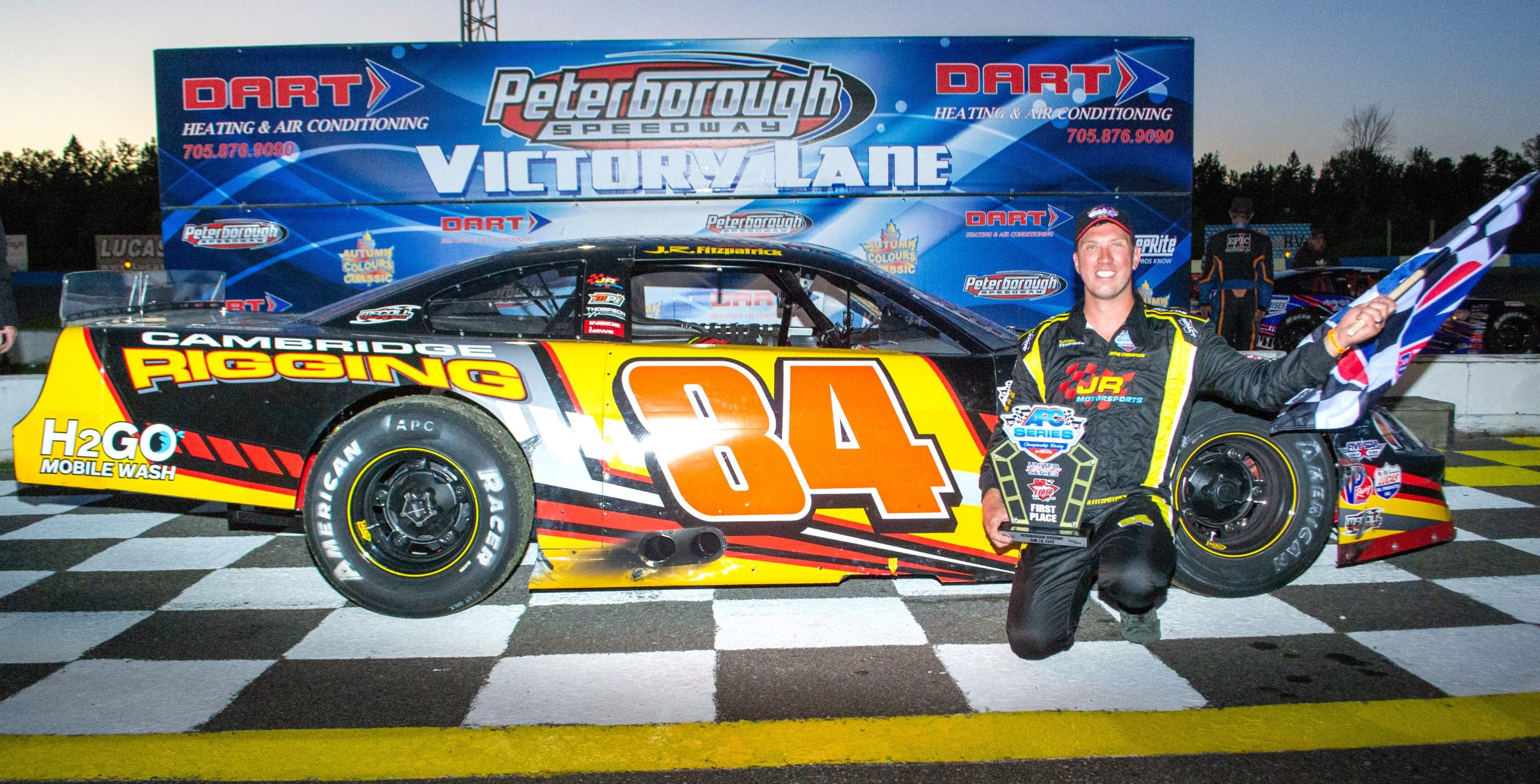 APC Pro Late Model Return Thrills the Peterborough Speedway Crowd with a Fitzpatrick Win (ON)