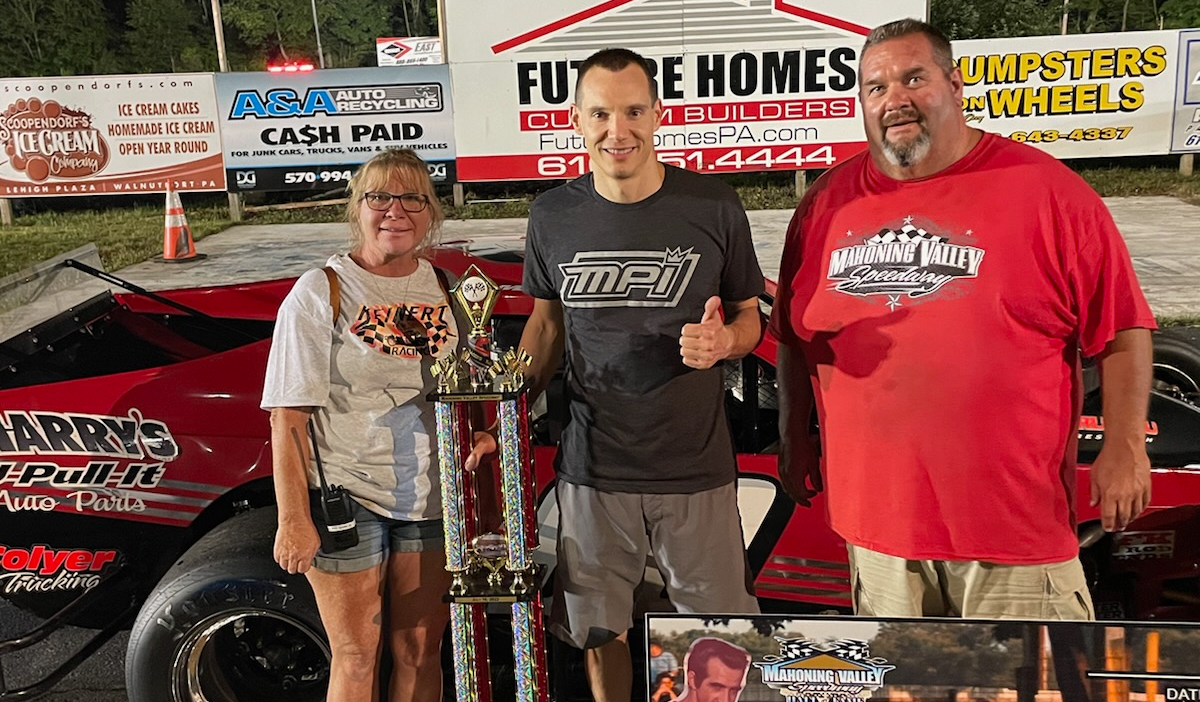 Matt Hirschman adds Earl Keinert Tribute to his List of Mahoning Valley Speedway Successes (PA)