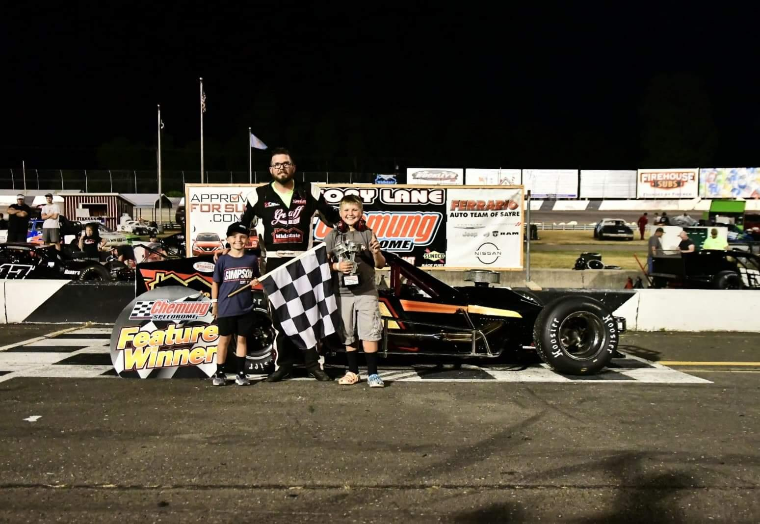 Jimmy Zacharias Takes Chemung Sunoco Modified Feature; Tim Gullo in Super Stock (NY)