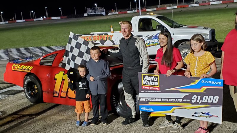 BRAISON BENNETT NETS $1,200 AUTO VALUE PAYDAY AT NORWAY SPEEDWAY (MI)