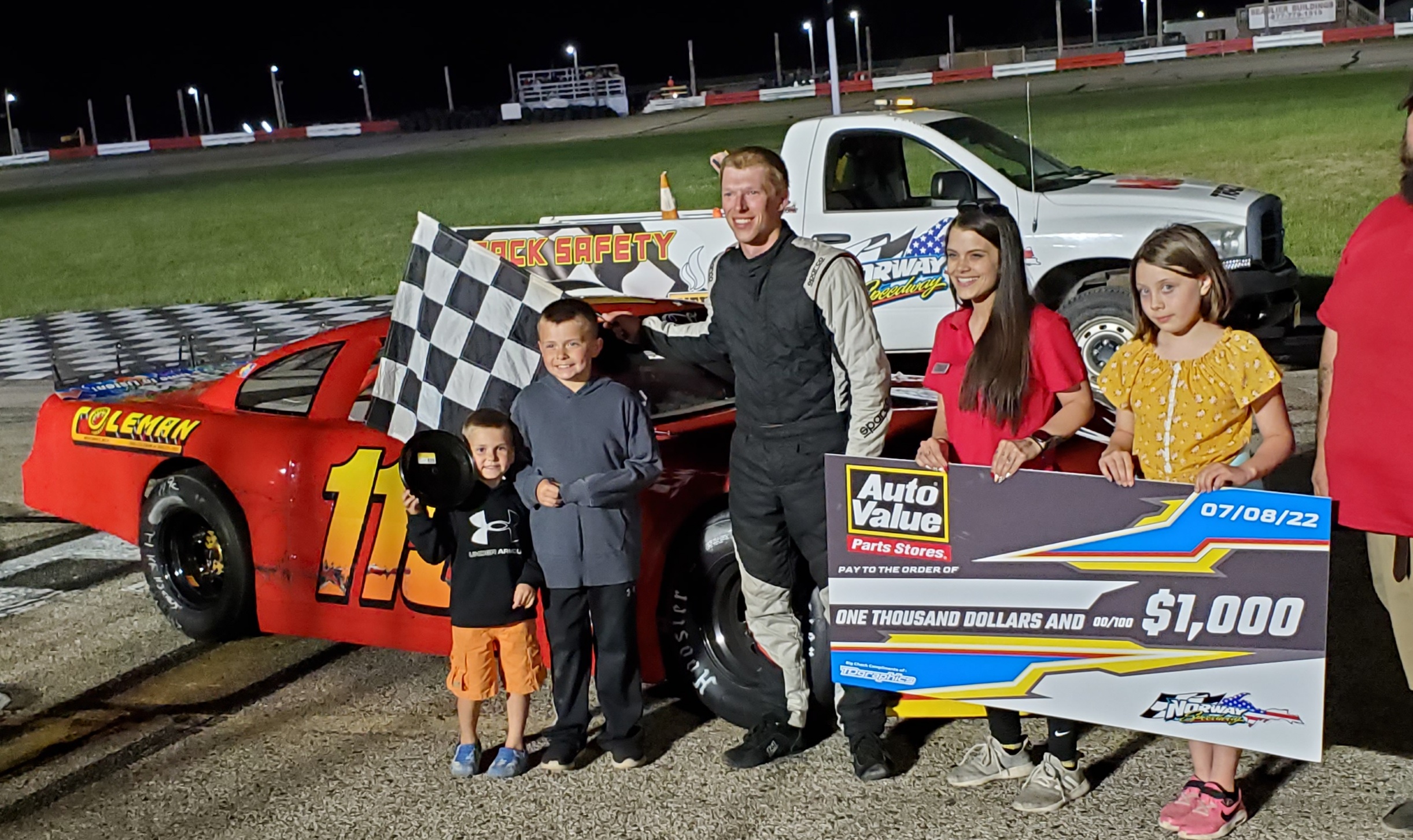 BRAISON BENNETT NETS $1,200 AUTO VALUE PAYDAY AT NORWAY SPEEDWAY (MI)