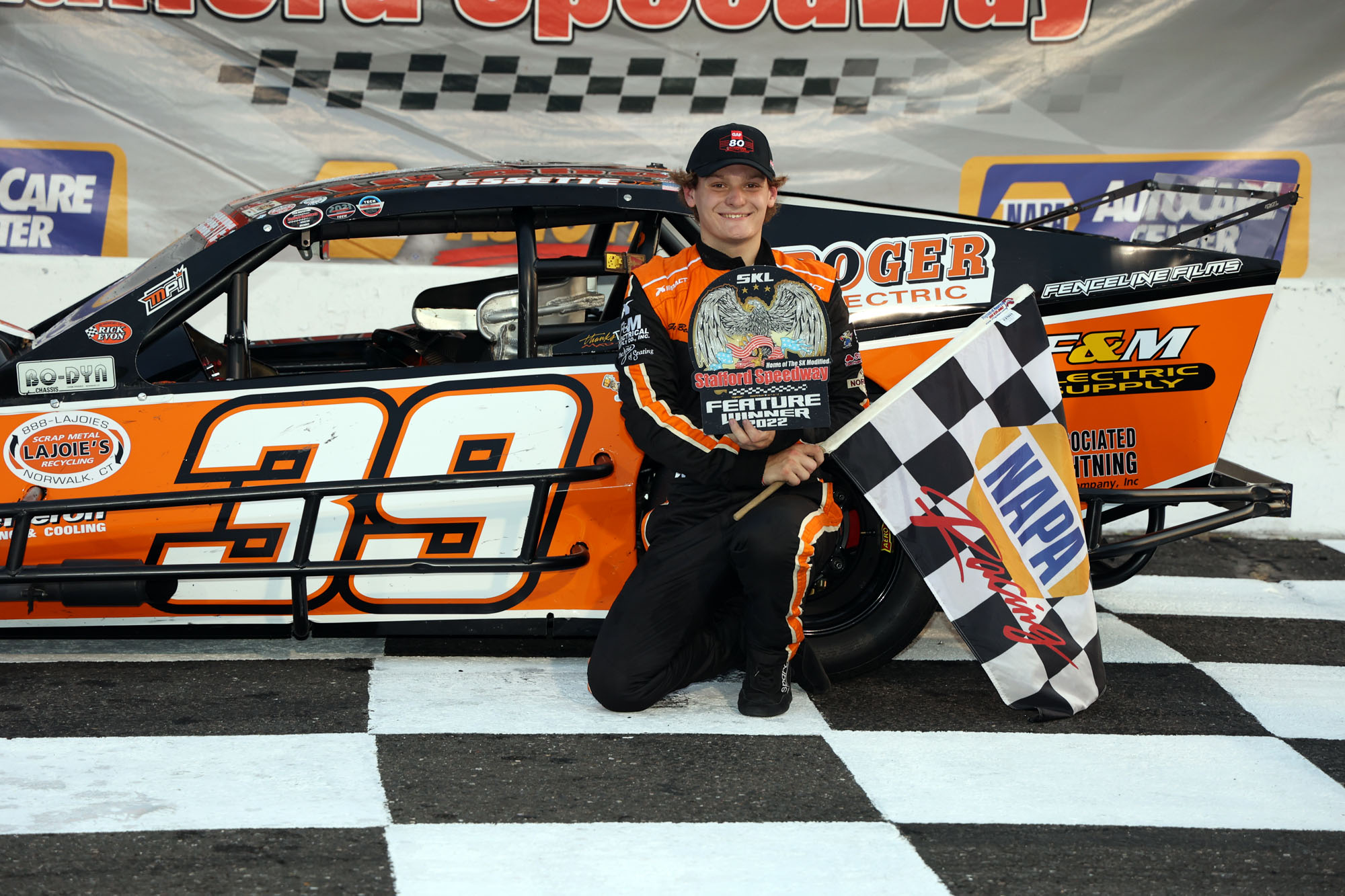 Arute, Molleur, Bessette, Clement, & Downey Score GAF Roofing Open 80 Weekly Feature Wins at Stafford Speedway (CT)