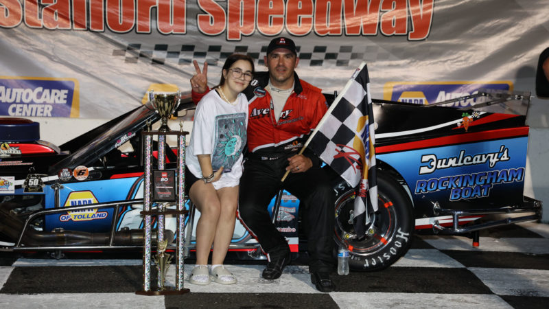 Woody Pitkat Wins GAF Roofing 80 At Stafford Speedway (CT)