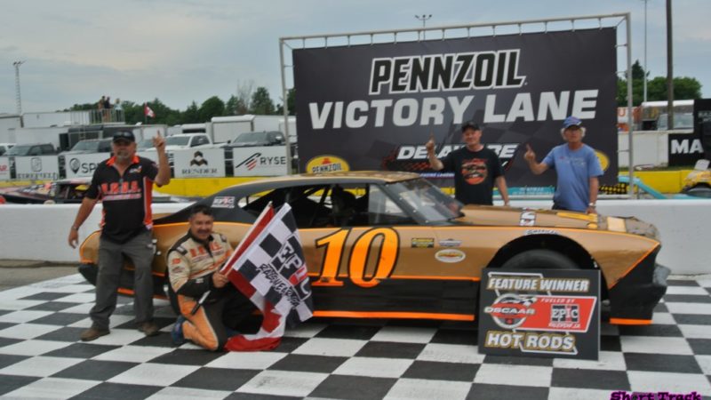 Jesse Kennedy Utilizes Mid-Race Restart to Score OSCAAR Nationals Day 1 Victory at Delaware Speedway (ON)