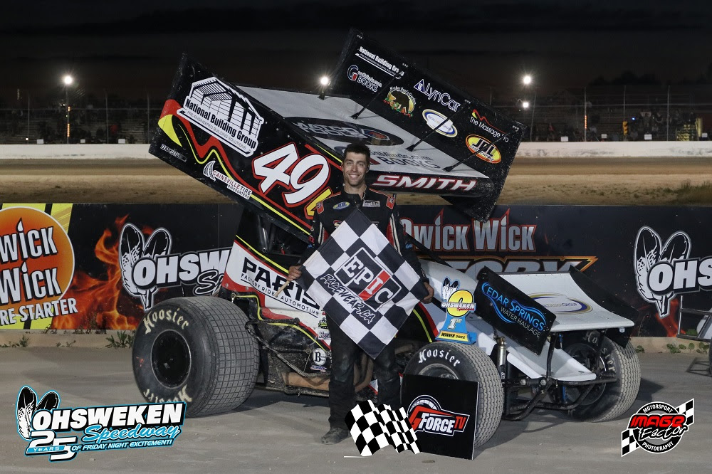 Mikey Kruchka, Lucas Smith, Dave Bailey, and Tyler Lafantaisie Win A-Mains at Ohsweken (ON)