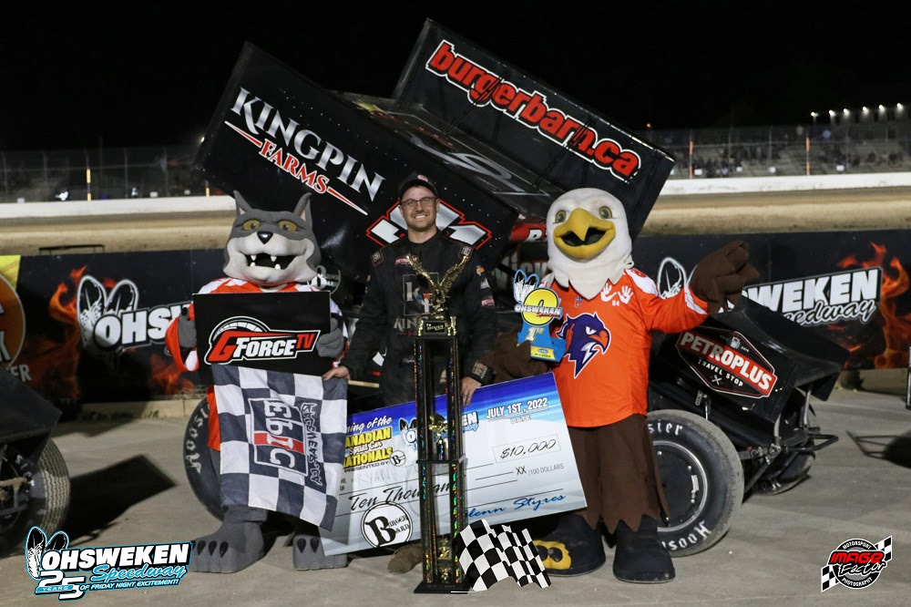 RYAN TURNER TAKES WIN AT 16TH CANADIAN SPRINT CAR NATIONALS (ON)